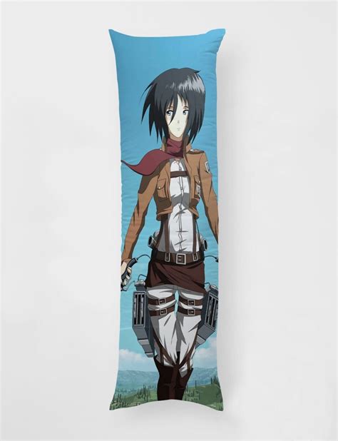 99 23. . Mikasa ackerman body pillow